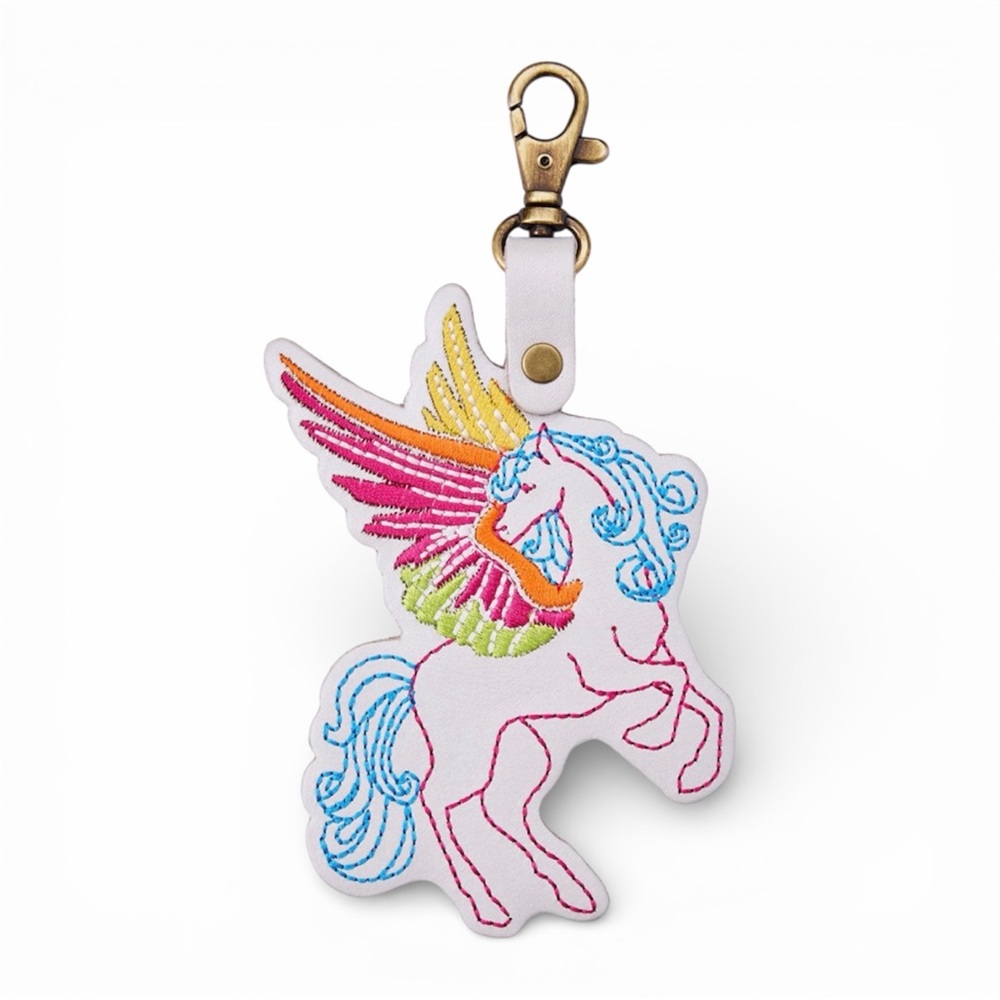 PORTLAND LEATHER Pegasus Keychain Joyful